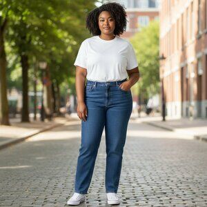 L.L. BEAN Women's Original fit "Natural" Cotton Jeans #0M447 | Size 20P